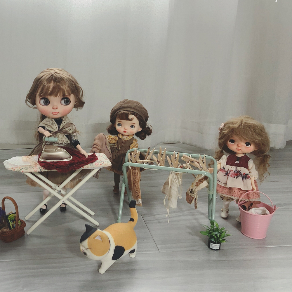 Ironing Board Dollhouse - 1/6 Scale Dollhouse Miniature