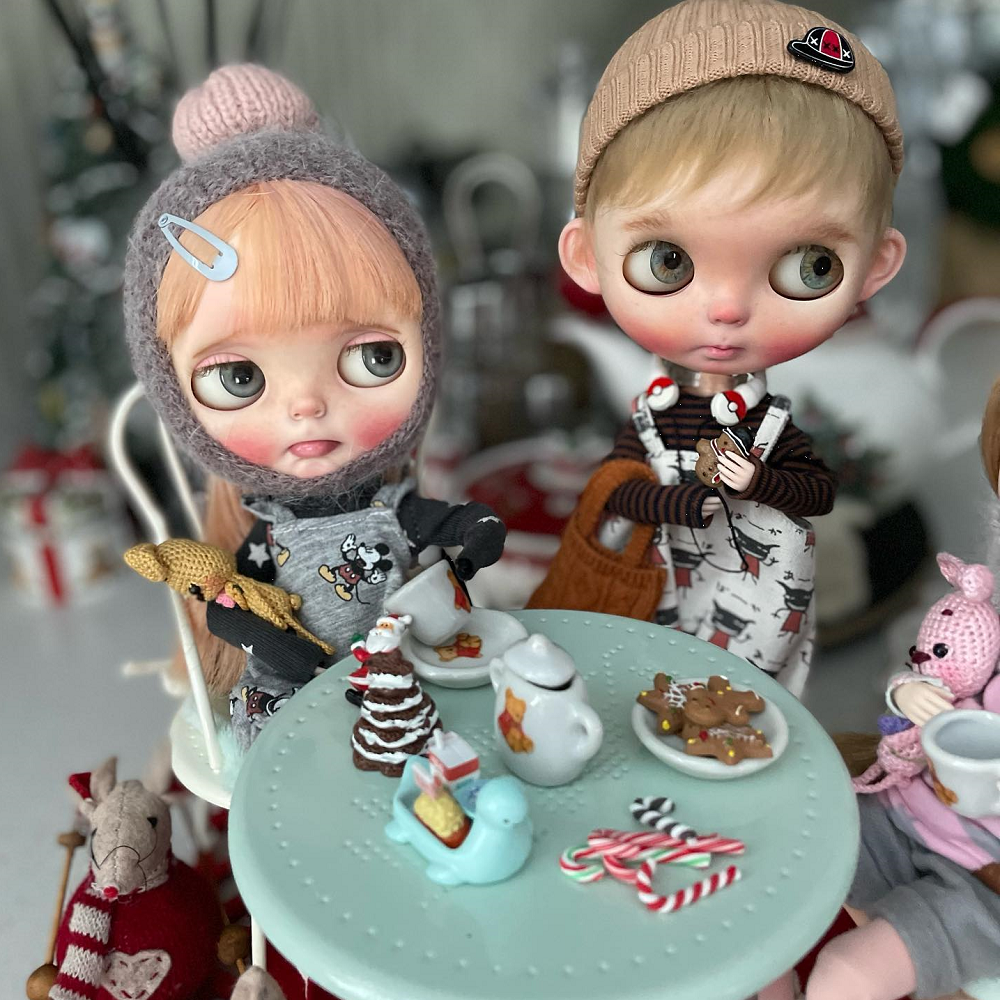 Romantic Chair Dollhouse -White 1/6 Scale Dollhouse Miniature