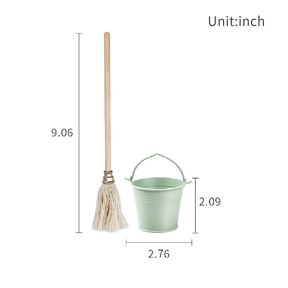 Buckets and Mops Dollhouse - 1/6 Scale Dollhouse Miniature