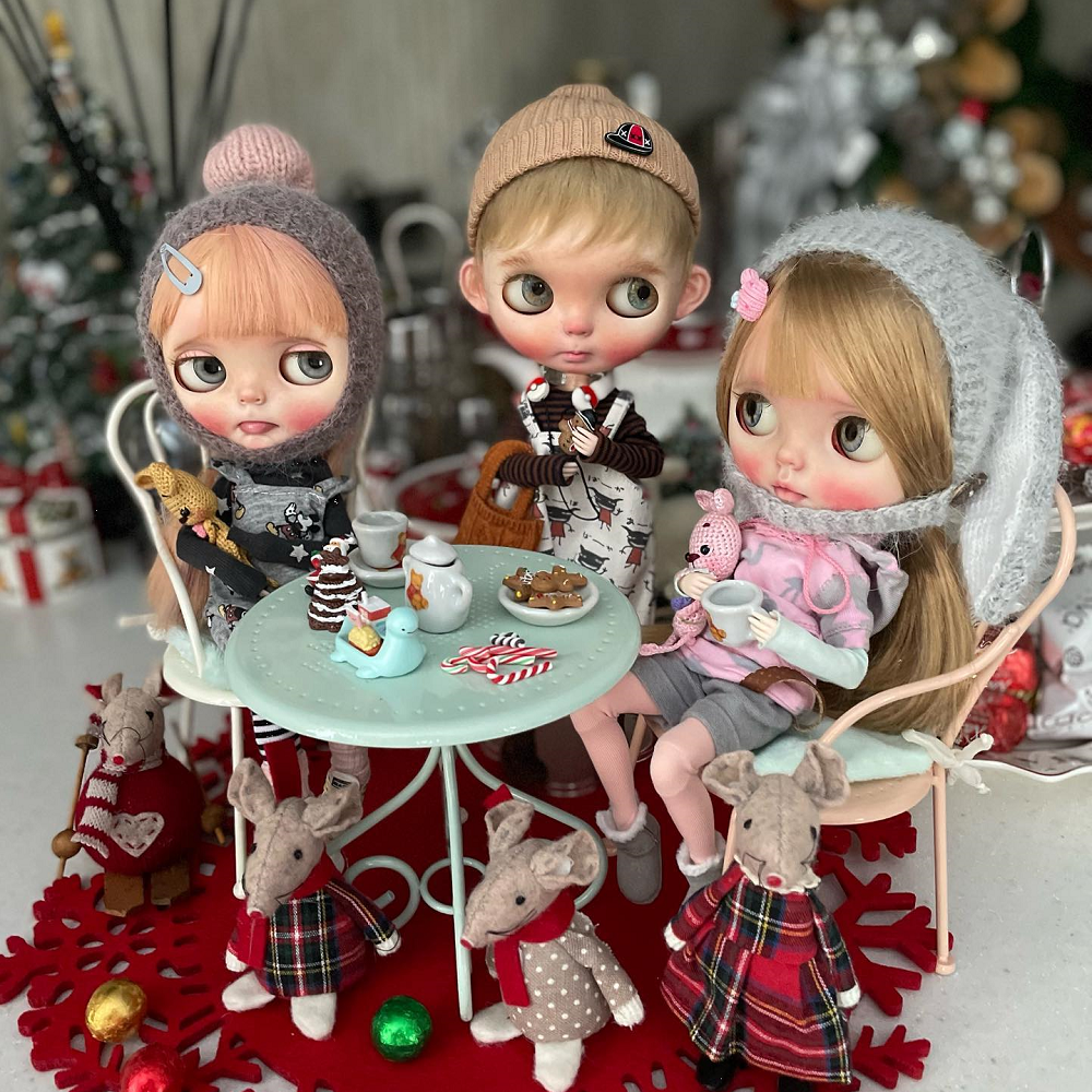 Romantic Chair Dollhouse -White 1/6 Scale Dollhouse Miniature